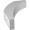 Ekena Millwork 6-in. W x 24-in. D x 36-in. H Thorton Architectural Grade PVC Knee Brace BRCP06X24X36THR - alternate 5